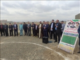 کلنگ زنی چمن مصنوعی فوتبال شهر وایقان 
