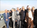 کلنگ زنی زیرگذر سه راهی شندآباد